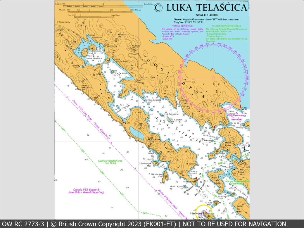 OceanWise Raster Chart 2773 panels