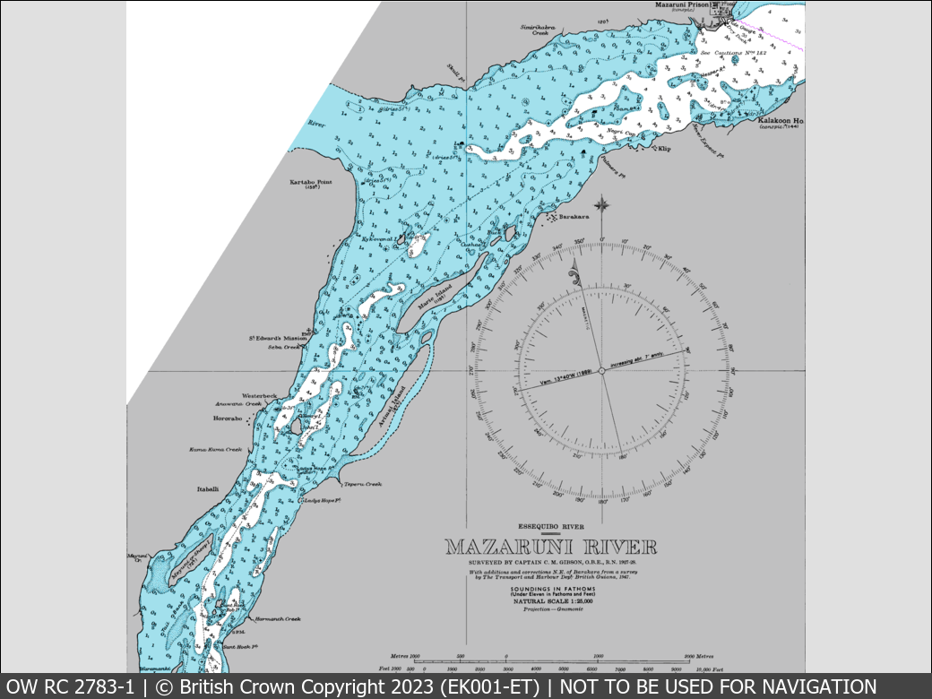 OceanWise Raster Chart 2783 panels