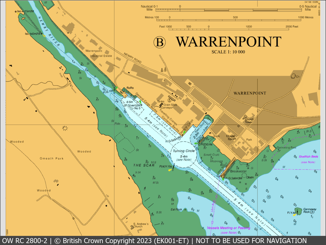 OceanWise Raster Chart 2800 panels