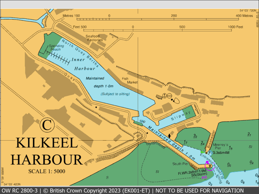 OceanWise Raster Chart 2800 panels