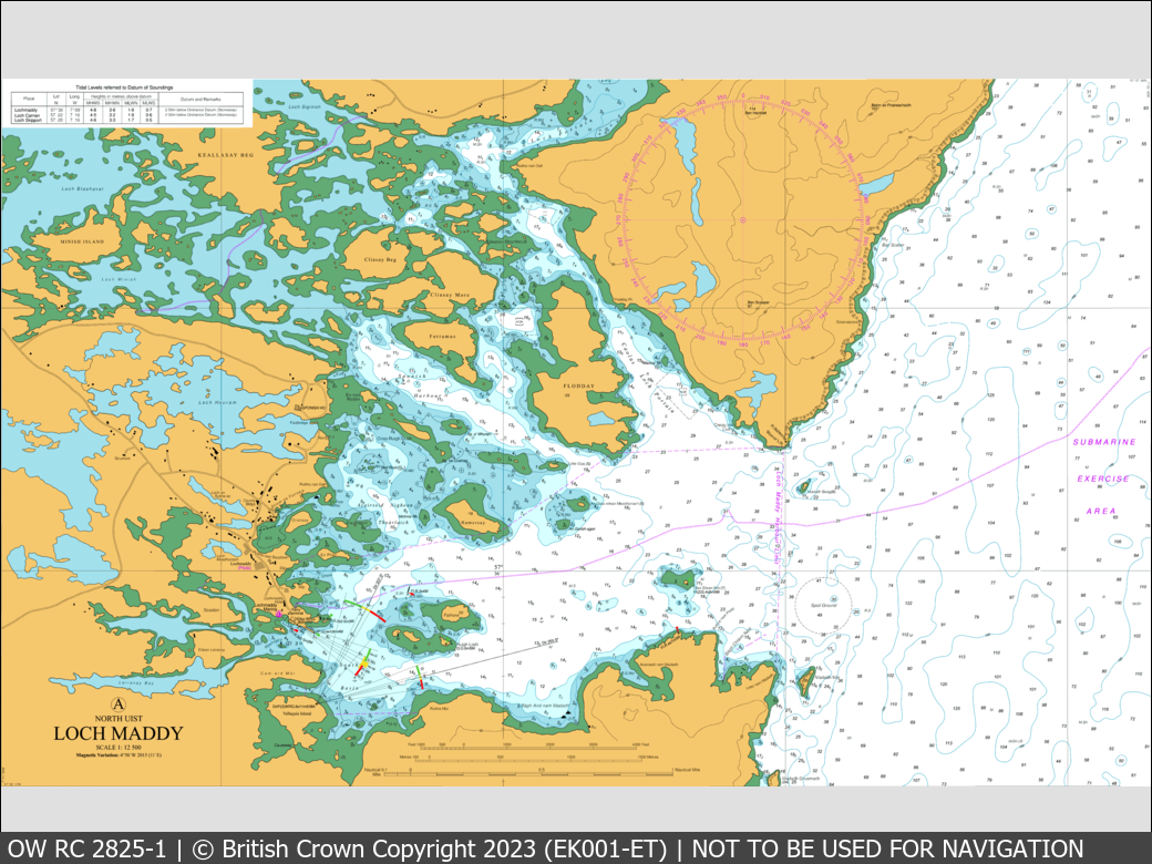 UKHO Raster Chart 2825