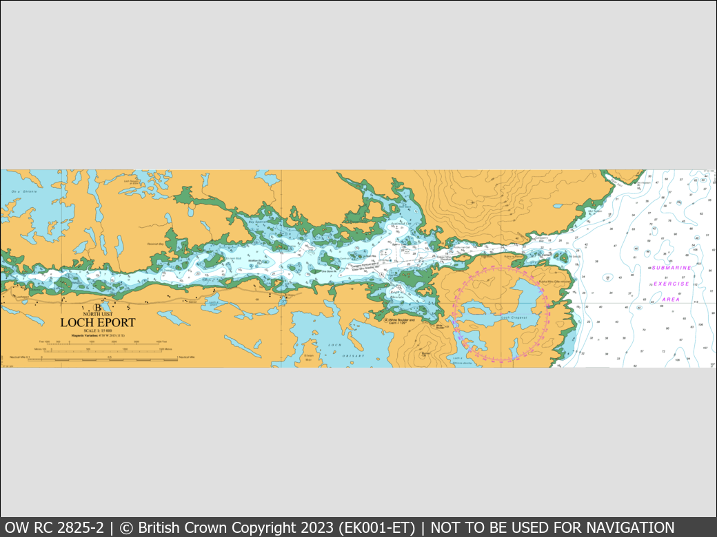 OceanWise Raster Chart 2825 panels