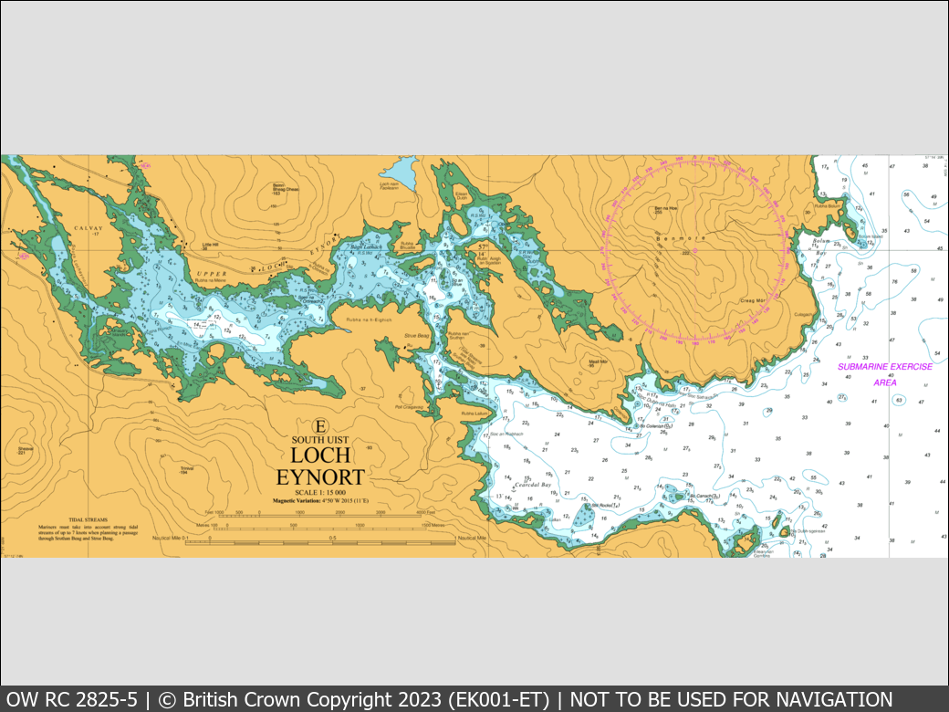 OceanWise Raster Chart 2825 panels