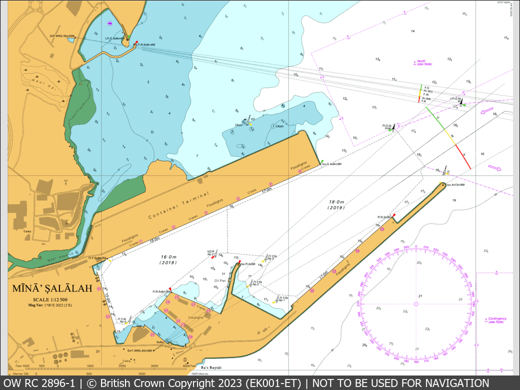 OceanWise Raster Chart 2896 panels