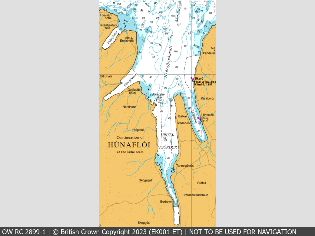 OceanWise Raster Chart 2899 panels