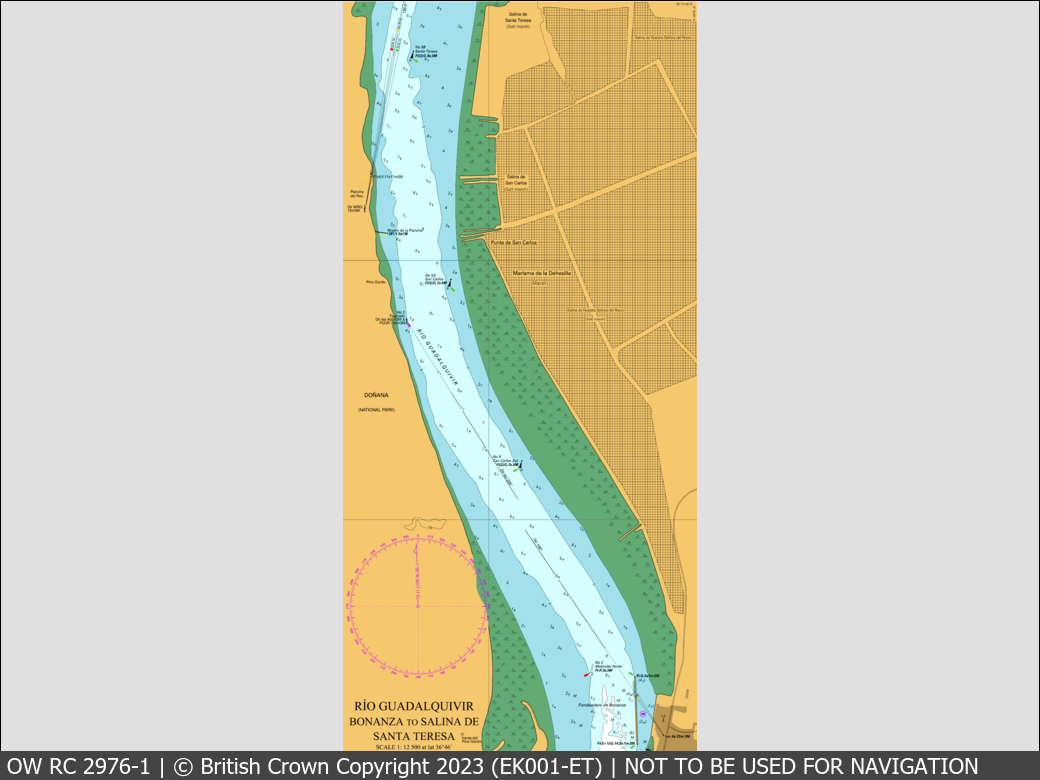 OceanWise Raster Chart 2976 panels