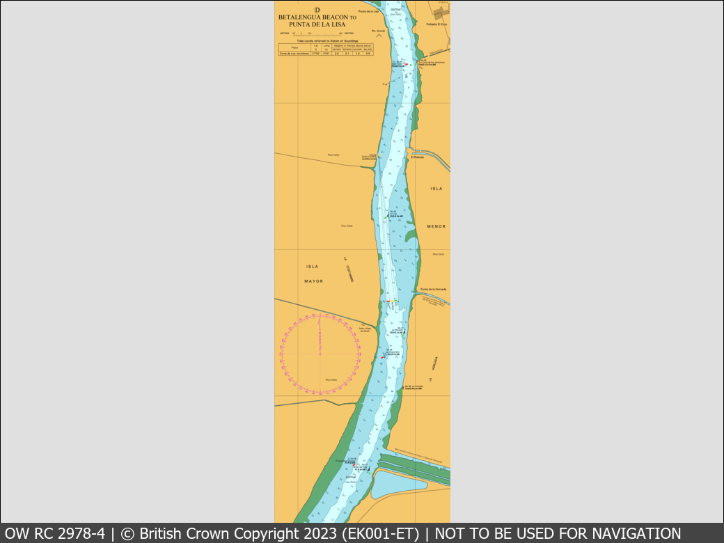 OceanWise Raster Chart 2978 panels