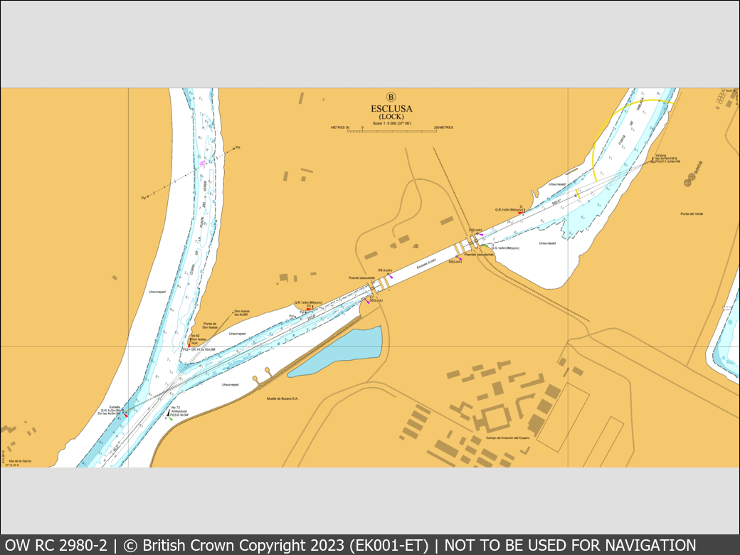 OceanWise Raster Chart 2980 panels