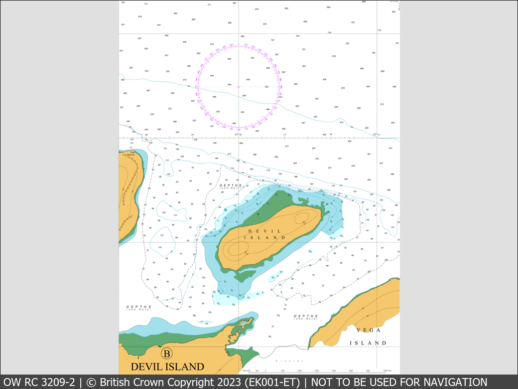 OceanWise Raster Chart 3209 panels