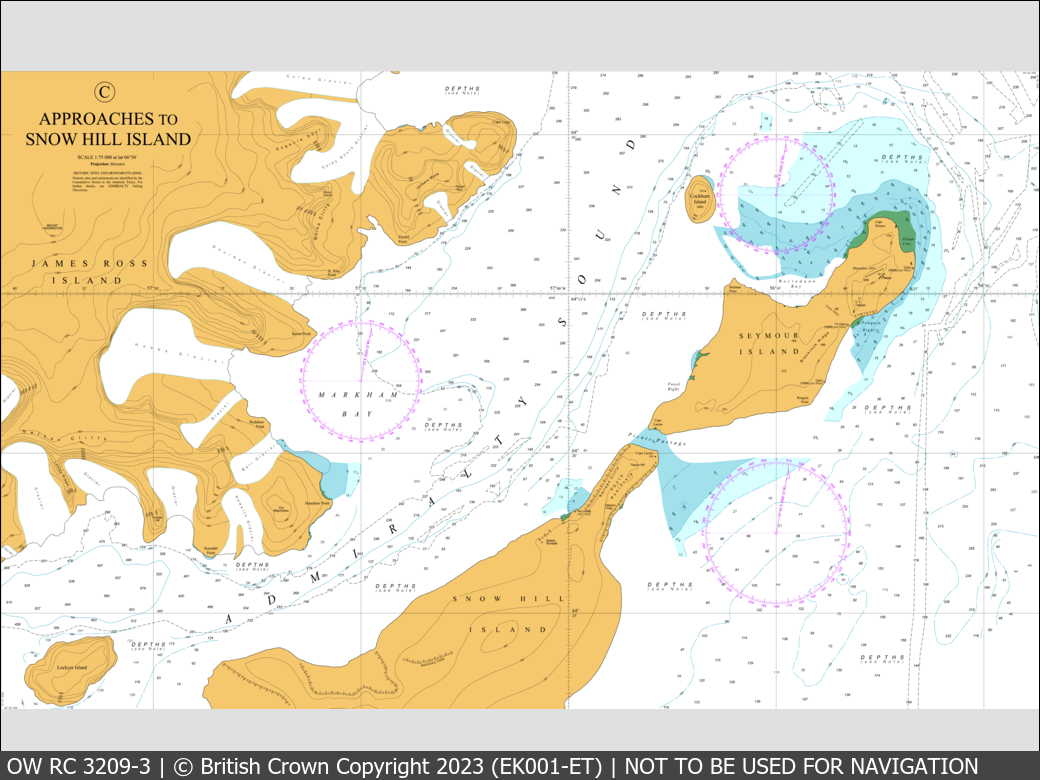 OceanWise Raster Chart 3209 panels