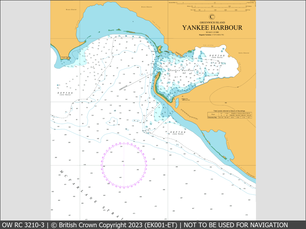 OceanWise Raster Chart 3210 panels