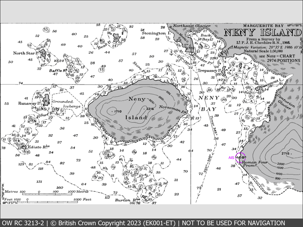 OceanWise Raster Chart 3213 panels