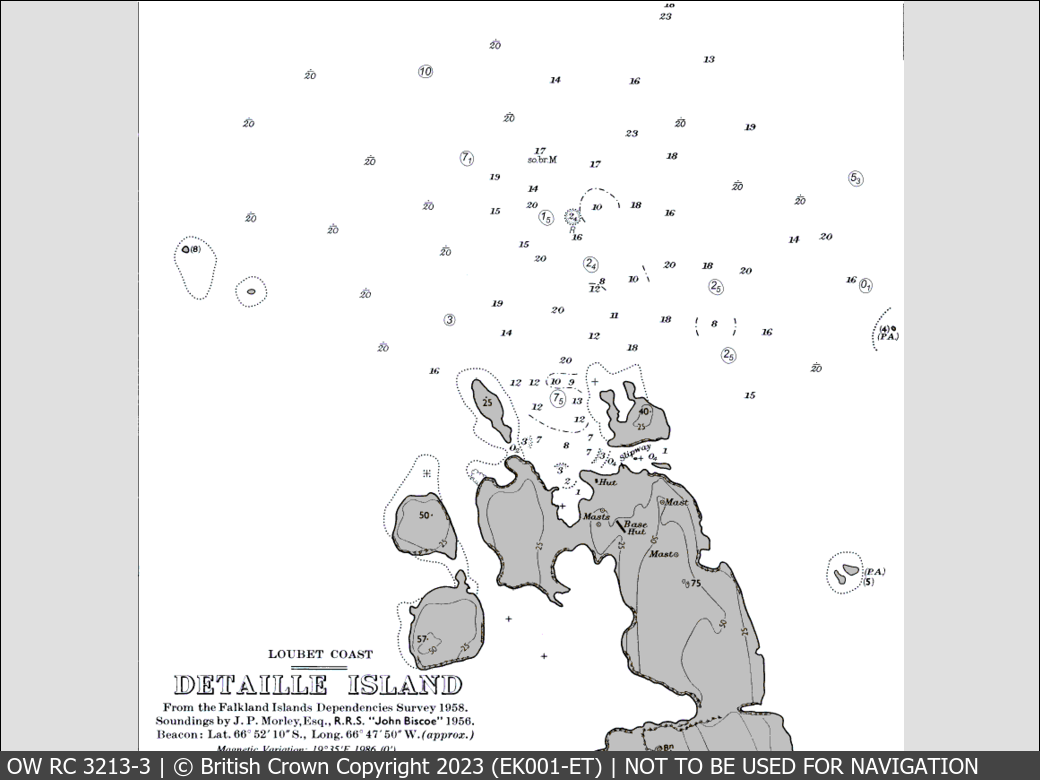 OceanWise Raster Chart 3213 panels