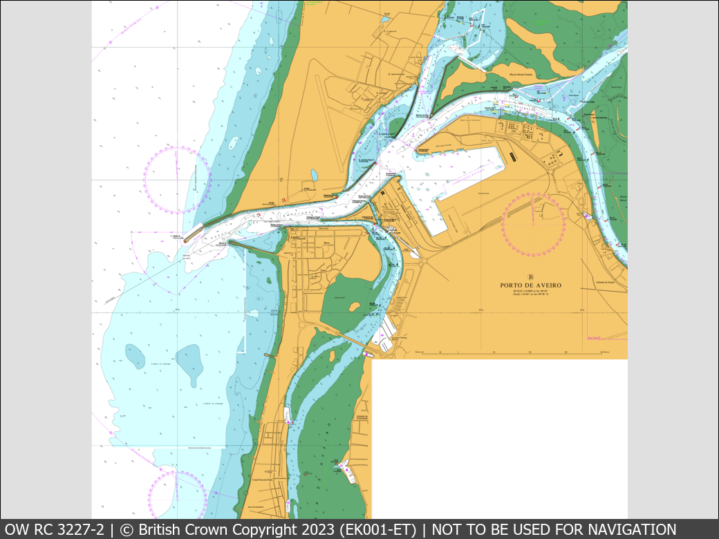 OceanWise Raster Chart 3227 panels