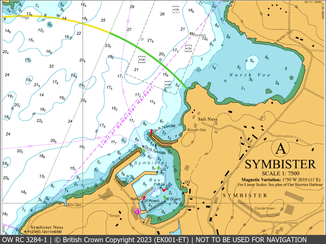 OceanWise Raster Chart 3284 panels