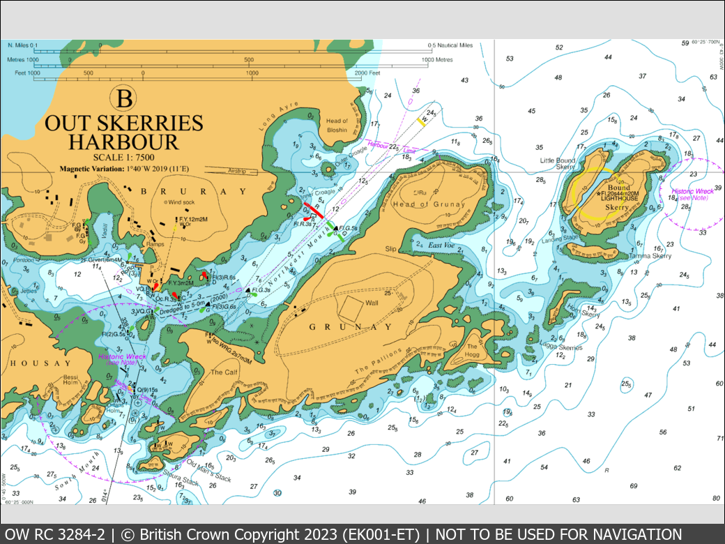 OceanWise Raster Chart 3284 panels