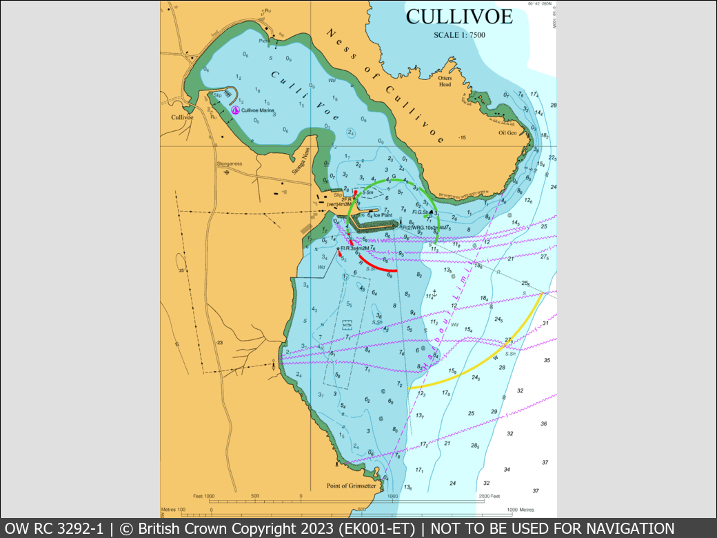 OceanWise Raster Chart 3292 panels