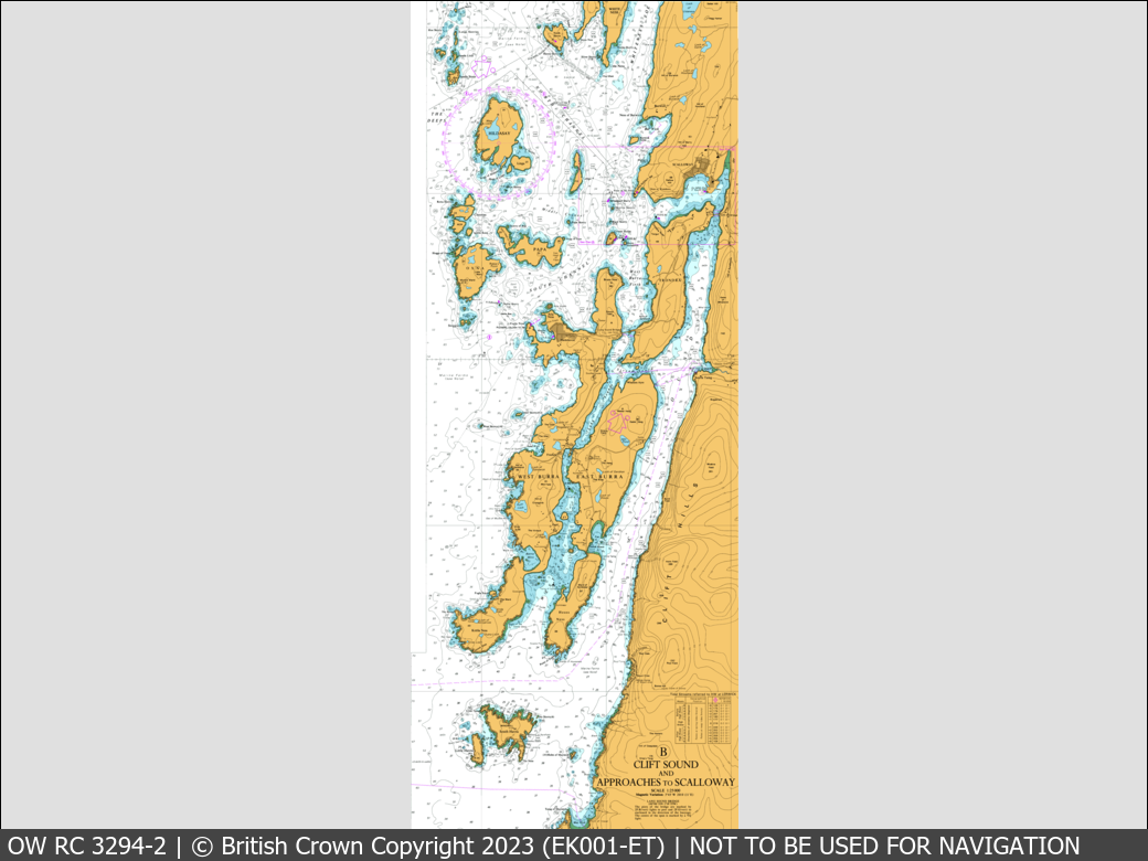 OceanWise Raster Chart 3294 panels