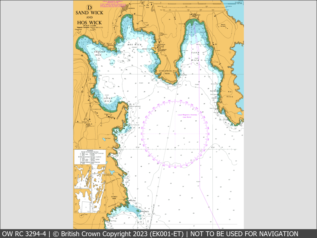 OceanWise Raster Chart 3294 panels