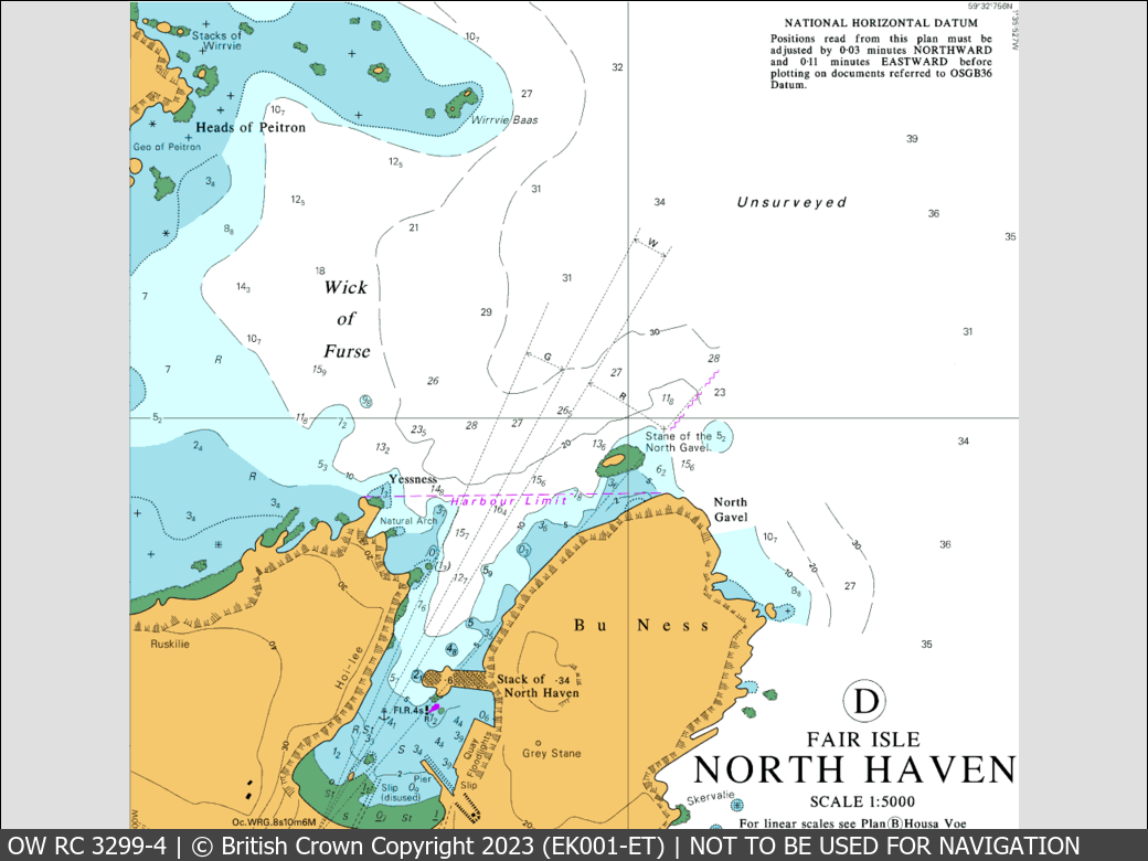 OceanWise Raster Chart 3299 panels