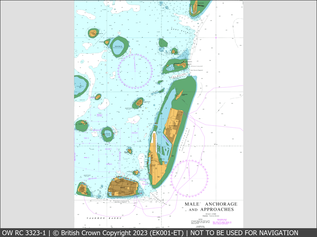 OceanWise Raster Chart 3323 panels