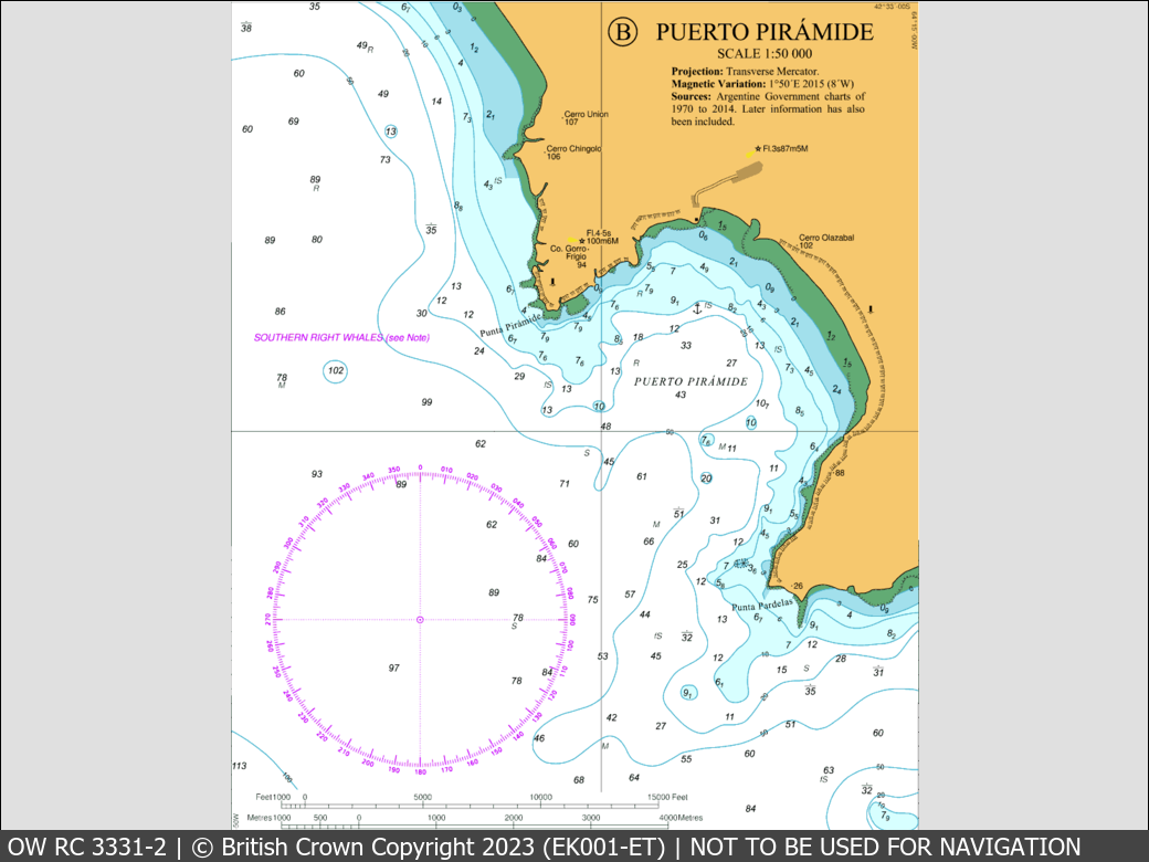 OceanWise Raster Chart 3331 panels