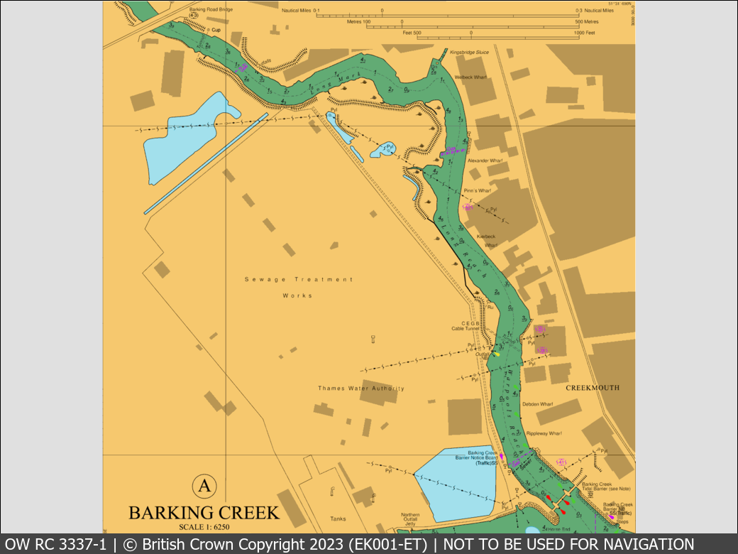 OceanWise Raster Chart 3337 panels