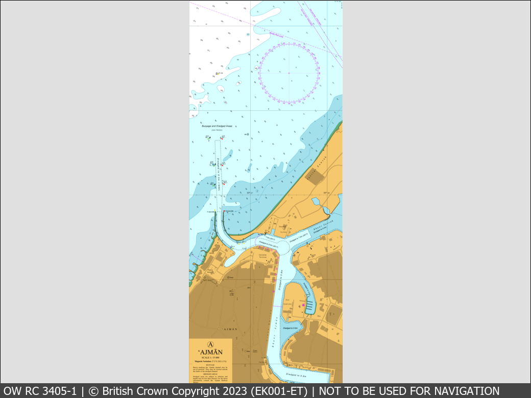 UKHO Raster Chart 3405