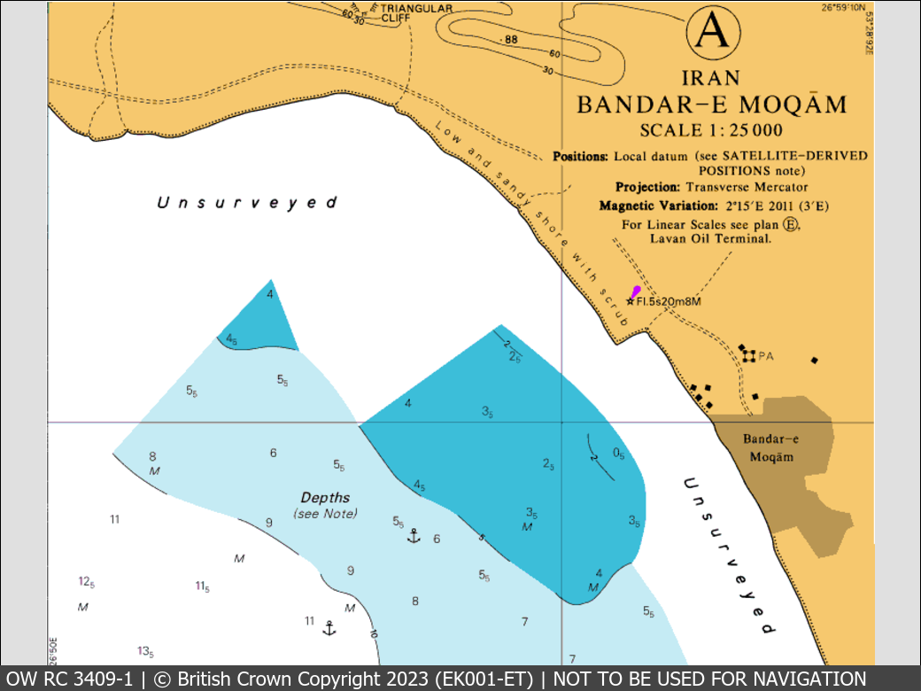 UKHO Raster Chart 3409