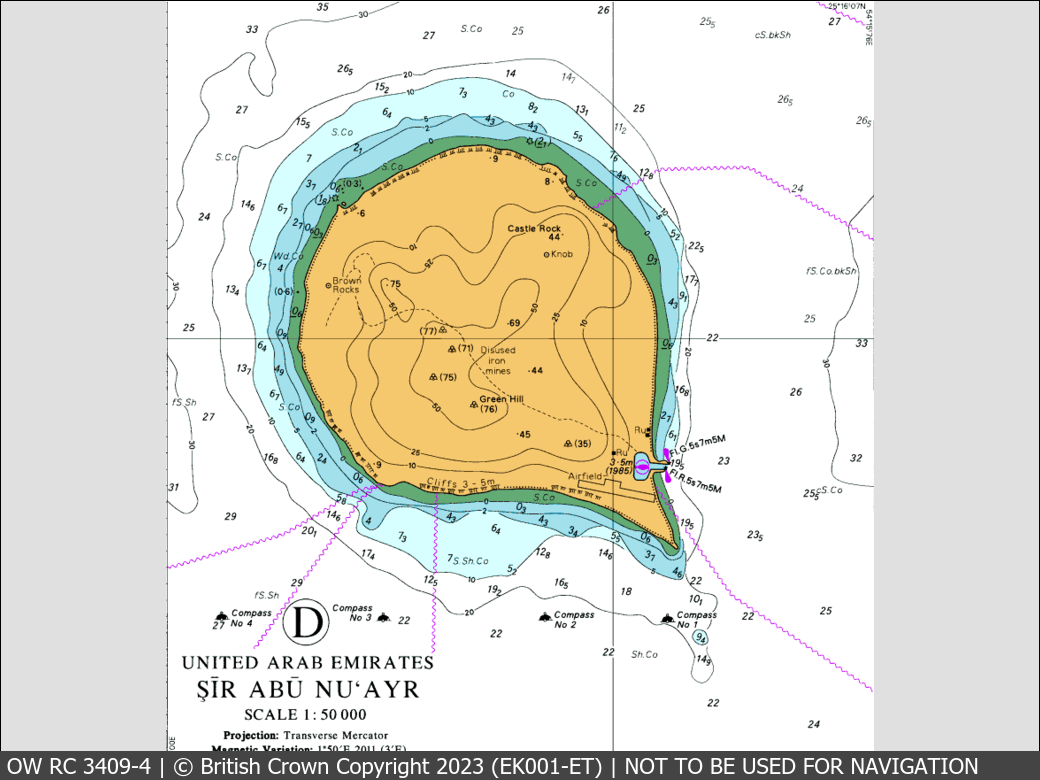 OceanWise Raster Chart 3409 panels