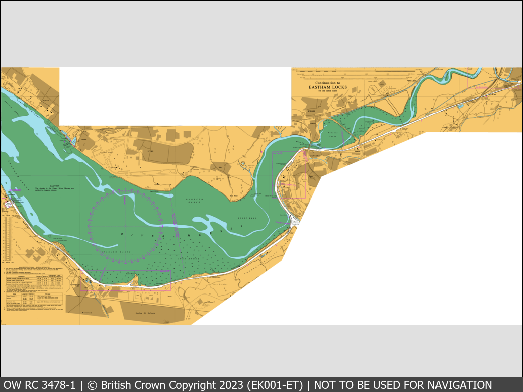 OceanWise Raster Chart 3478 panels