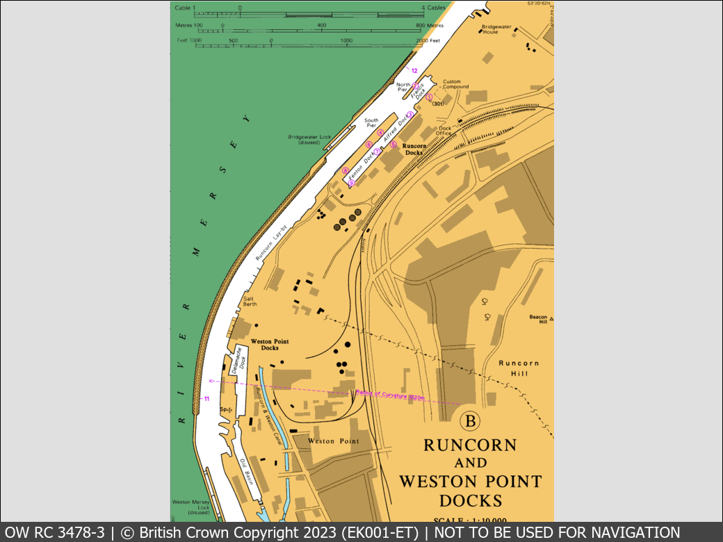 OceanWise Raster Chart 3478 panels