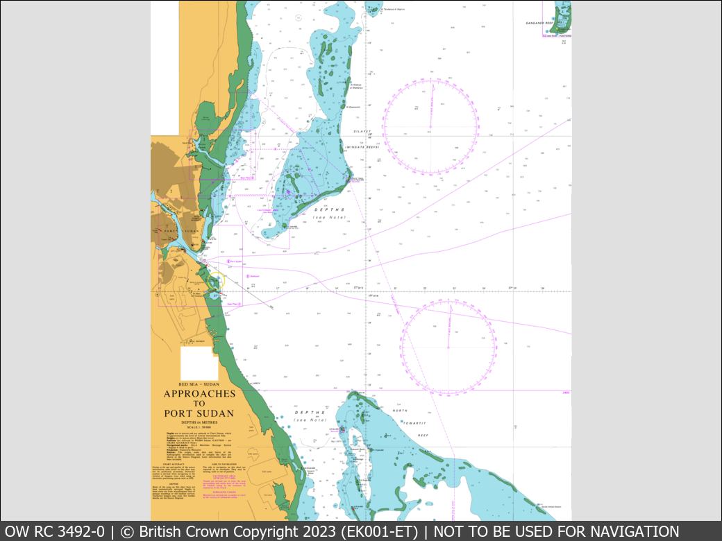 UKHO Raster Chart 3492