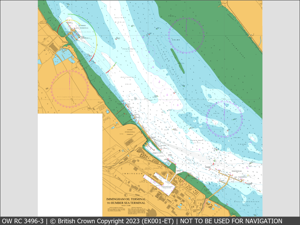 OceanWise Raster Chart 3496 panels