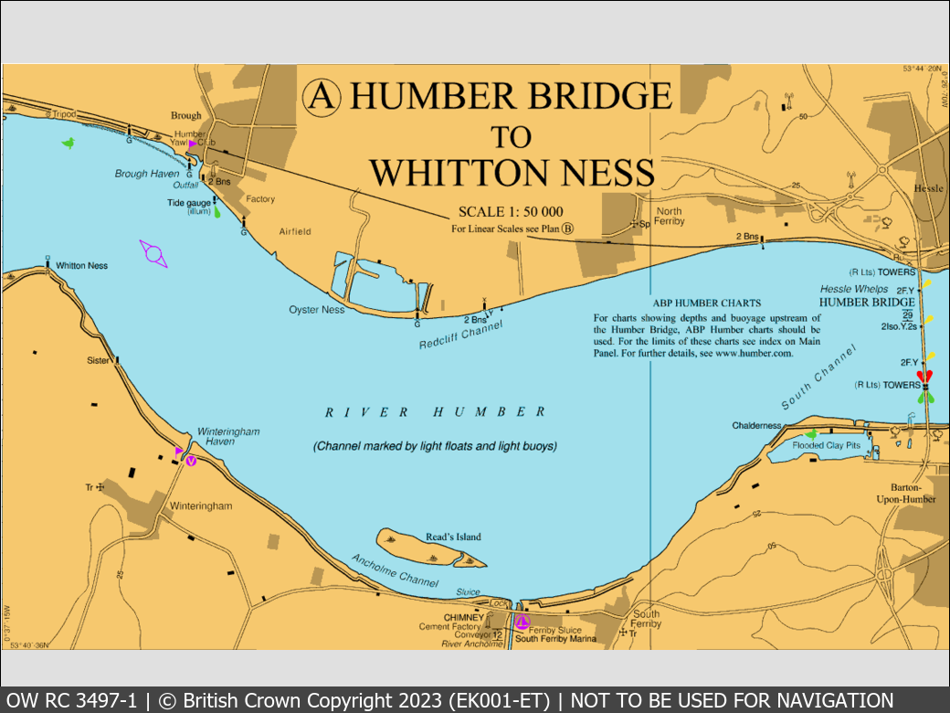 OceanWise Raster Chart 3497 panels