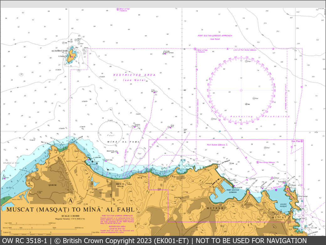 UKHO Raster Chart 3518