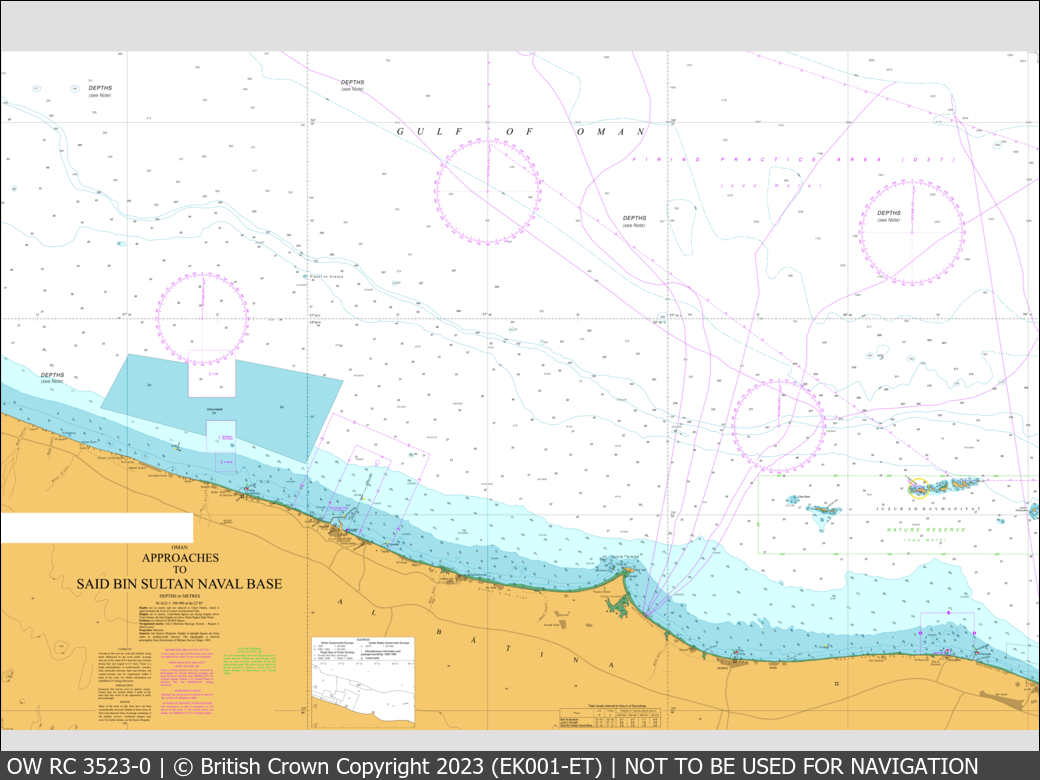 UKHO Raster Chart 3523