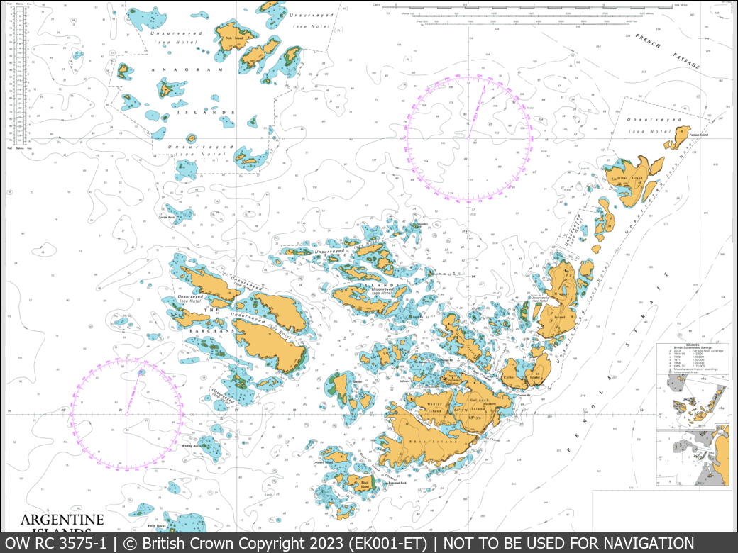 OceanWise Raster Chart 3575 panels