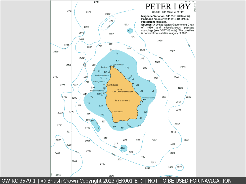 OceanWise Raster Chart 3579 panels