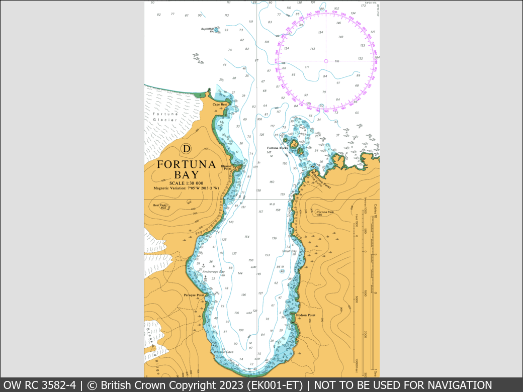 OceanWise Raster Chart 3582 panels