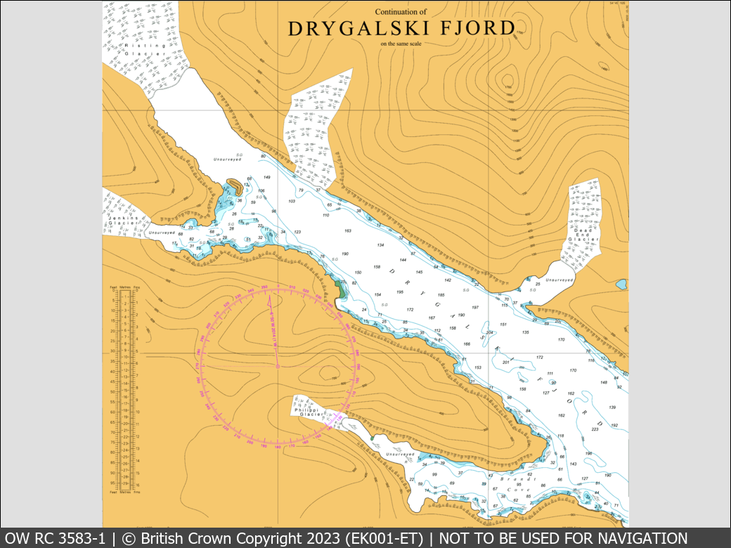 OceanWise Raster Chart 3583 panels