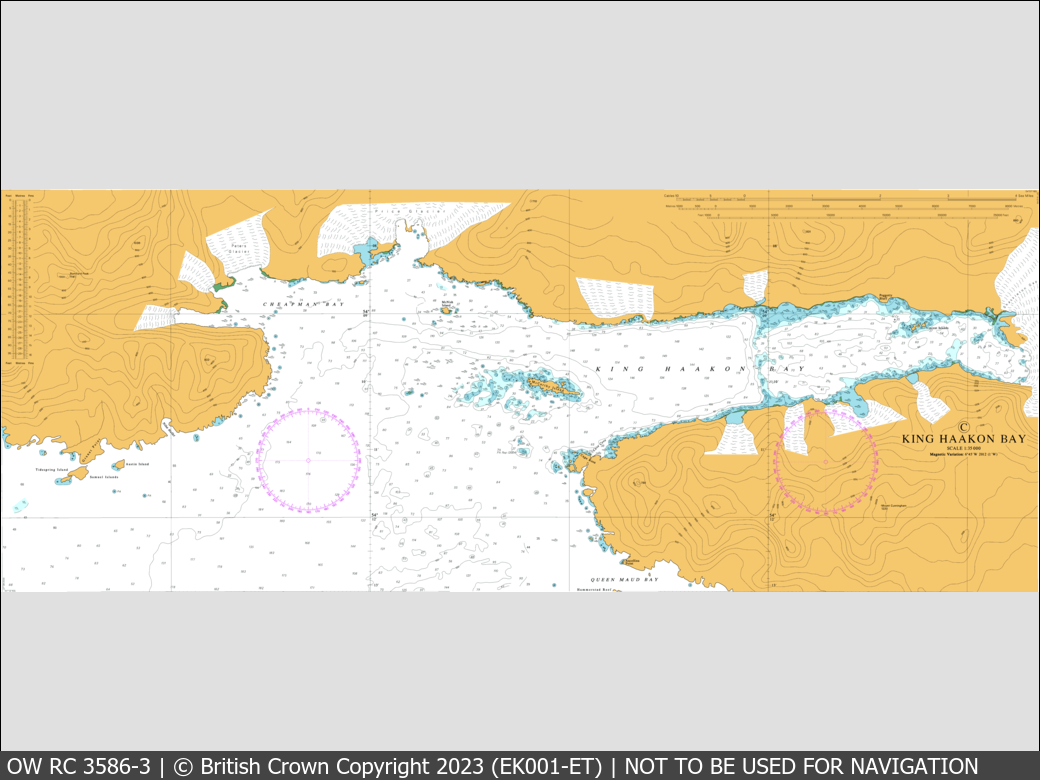 OceanWise Raster Chart 3586 panels