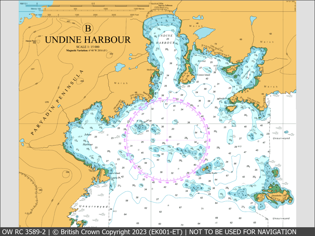 OceanWise Raster Chart 3589 panels