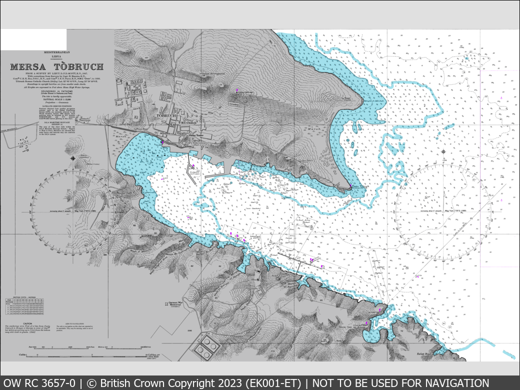 UKHO Raster Chart 3657