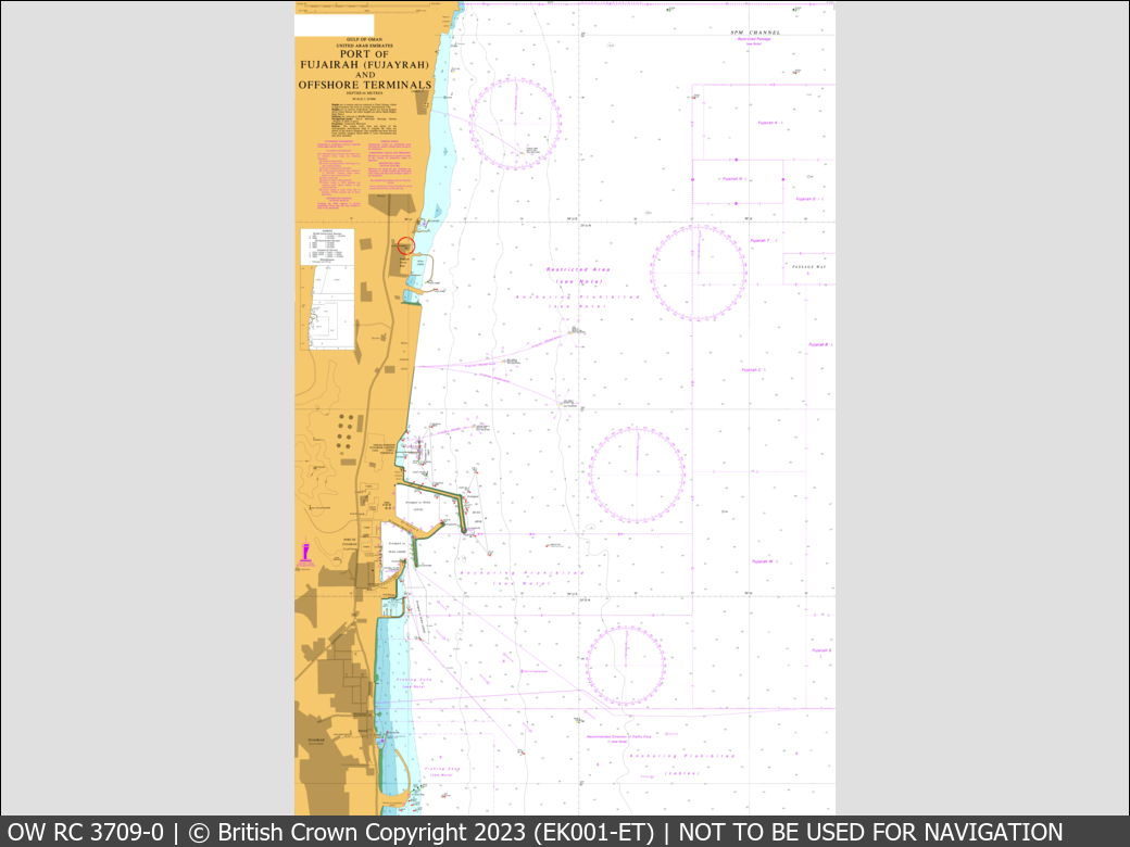 UKHO Raster Chart 3709