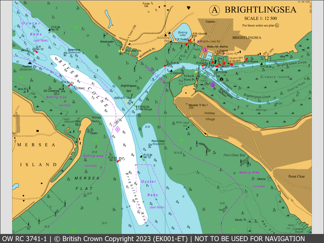 OceanWise Raster Chart 3741 panels