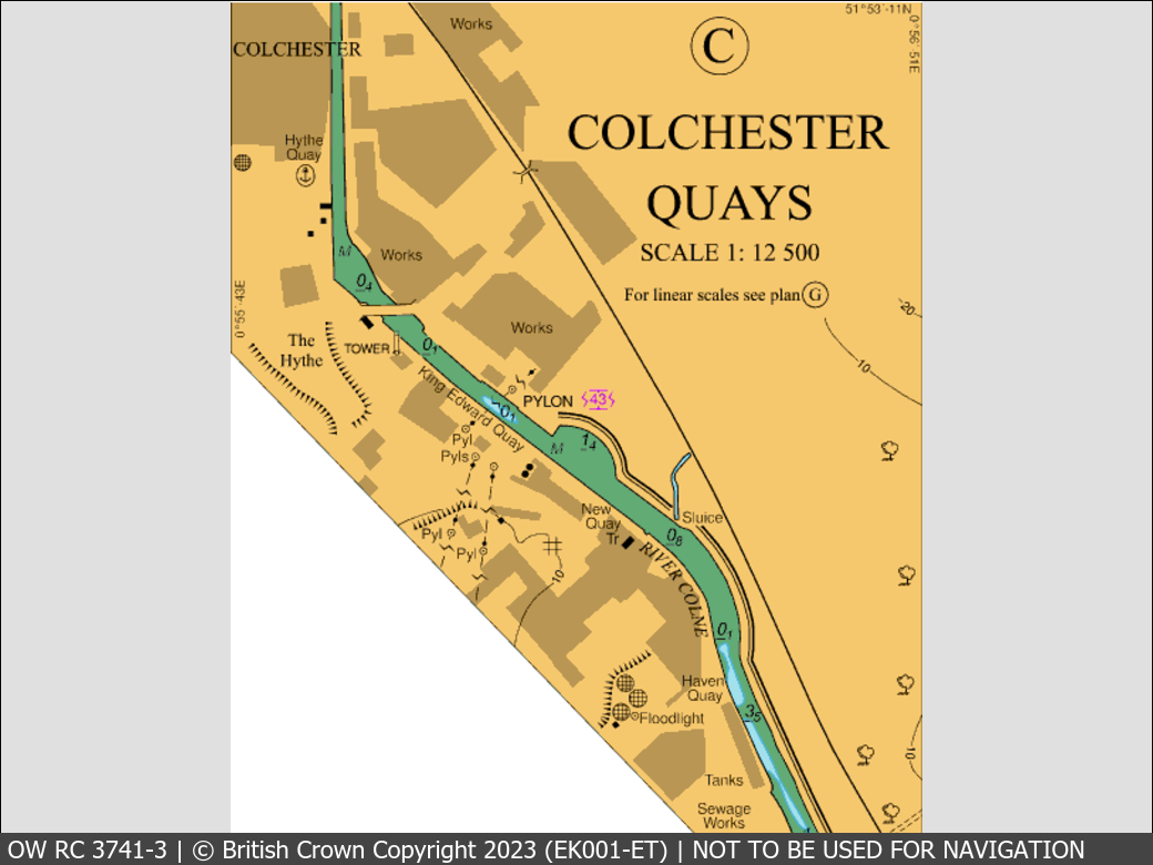 OceanWise Raster Chart 3741 panels