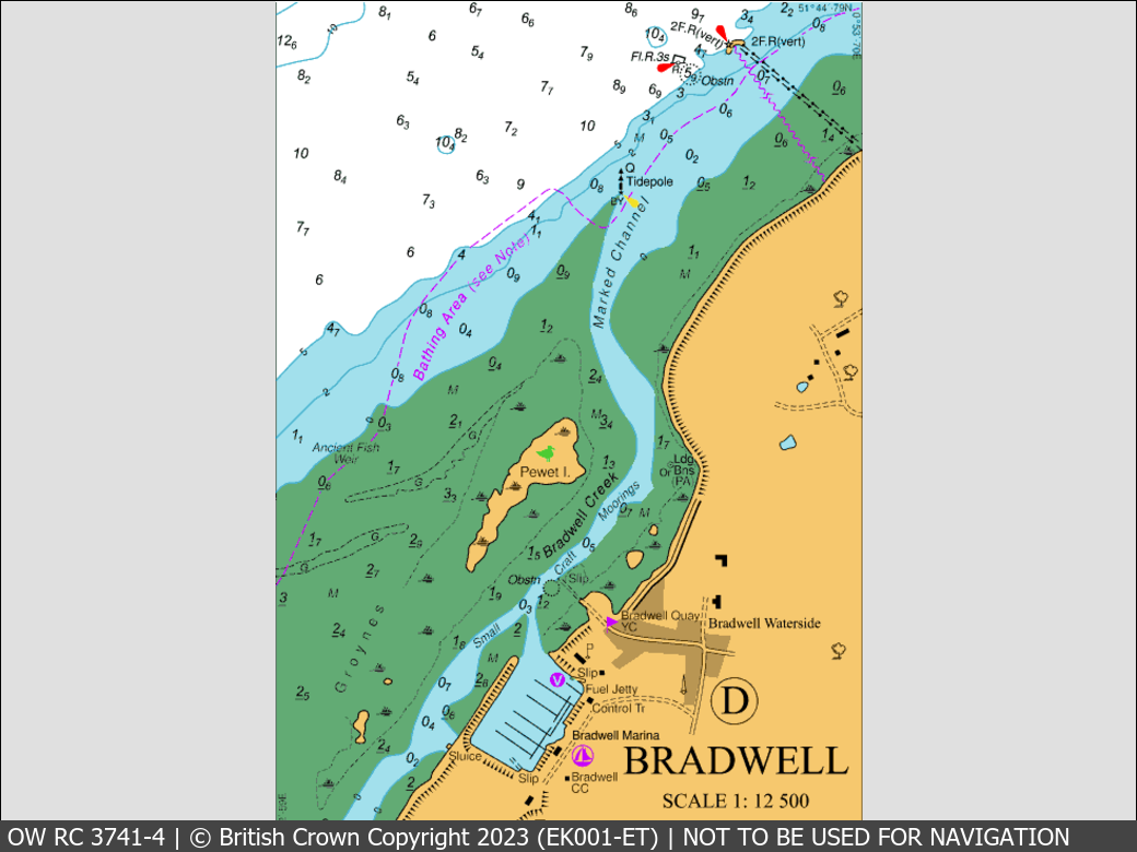 OceanWise Raster Chart 3741 panels