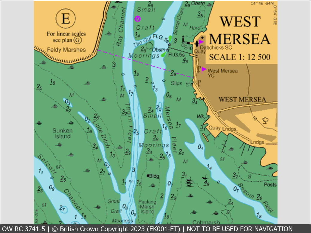 OceanWise Raster Chart 3741 panels