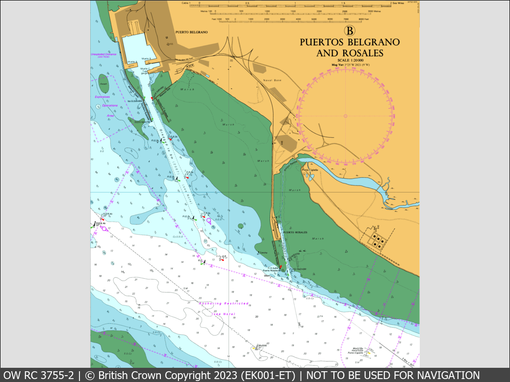 OceanWise Raster Chart 3755 panels